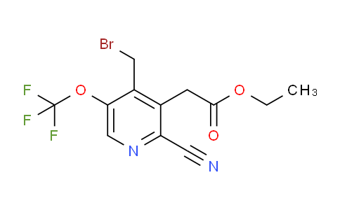 AM175699 | 1806073-57-3 | Ethyl 4-(bromomethyl)-2-cyano-5-(trifluoromethoxy)pyridine-3-acetate