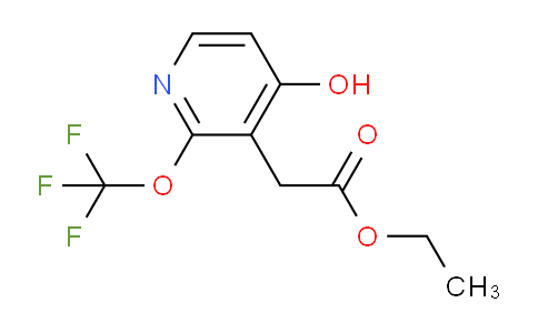 Ethyl 4-hydroxy-2-(trifluoromethoxy)pyridine-3-acetate