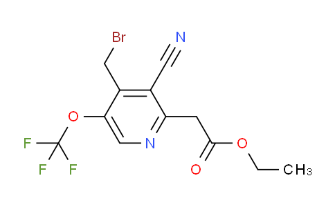 AM175701 | 1804674-99-4 | Ethyl 4-(bromomethyl)-3-cyano-5-(trifluoromethoxy)pyridine-2-acetate