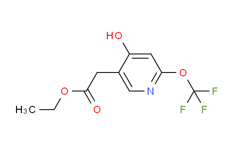 Ethyl 4-hydroxy-2-(trifluoromethoxy)pyridine-5-acetate