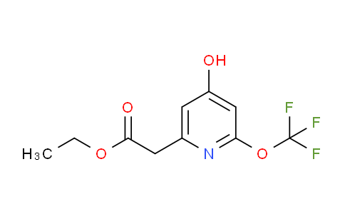 Ethyl 4-hydroxy-2-(trifluoromethoxy)pyridine-6-acetate