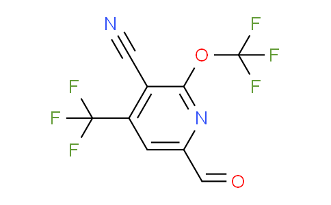 AM175739 | 1804813-36-2 | 3-Cyano-2-(trifluoromethoxy)-4-(trifluoromethyl)pyridine-6-carboxaldehyde