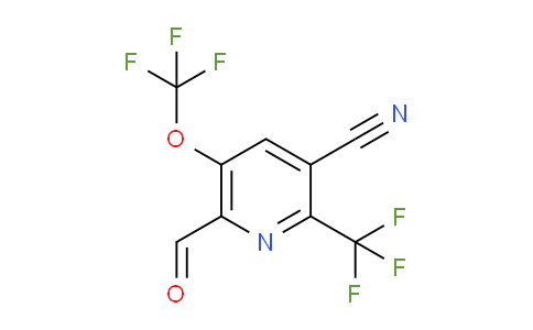 AM175747 | 1804313-72-1 | 3-Cyano-5-(trifluoromethoxy)-2-(trifluoromethyl)pyridine-6-carboxaldehyde