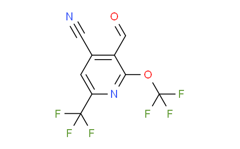 AM175753 | 1804312-67-1 | 4-Cyano-2-(trifluoromethoxy)-6-(trifluoromethyl)pyridine-3-carboxaldehyde