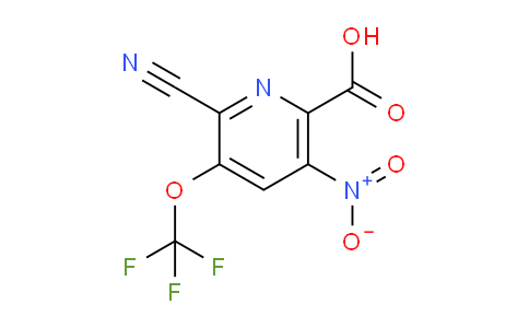 AM175757 | 1804674-72-3 | 2-Cyano-5-nitro-3-(trifluoromethoxy)pyridine-6-carboxylic acid