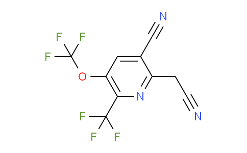 AM175771 | 1803666-11-6 | 3-Cyano-5-(trifluoromethoxy)-6-(trifluoromethyl)pyridine-2-acetonitrile