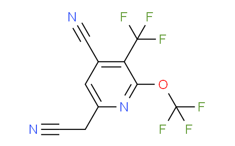 AM175772 | 1804779-82-5 | 4-Cyano-2-(trifluoromethoxy)-3-(trifluoromethyl)pyridine-6-acetonitrile