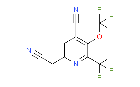 AM175774 | 1804330-49-1 | 4-Cyano-3-(trifluoromethoxy)-2-(trifluoromethyl)pyridine-6-acetonitrile