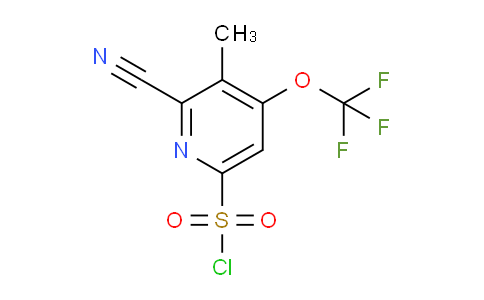 AM175775 | 1806253-98-4 | 2-Cyano-3-methyl-4-(trifluoromethoxy)pyridine-6-sulfonyl chloride