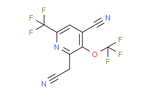 4-Cyano-3-(trifluoromethoxy)-6-(trifluoromethyl)pyridine-2-acetonitrile