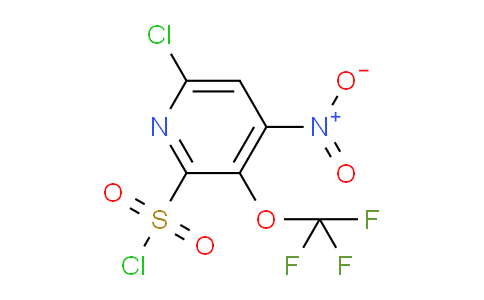 6-Chloro-4-nitro-3-(trifluoromethoxy)pyridine-2-sulfonyl chloride