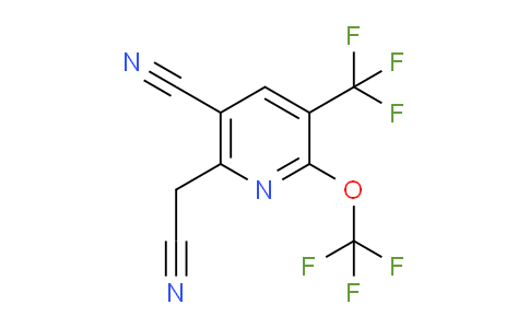 AM175779 | 1804708-89-1 | 5-Cyano-2-(trifluoromethoxy)-3-(trifluoromethyl)pyridine-6-acetonitrile