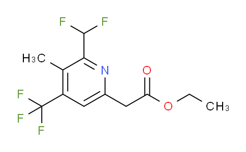 AM17578 | 1361916-33-7 | Ethyl 2-(difluoromethyl)-3-methyl-4-(trifluoromethyl)pyridine-6-acetate