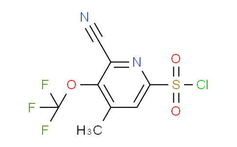 AM175781 | 1806254-04-5 | 2-Cyano-4-methyl-3-(trifluoromethoxy)pyridine-6-sulfonyl chloride