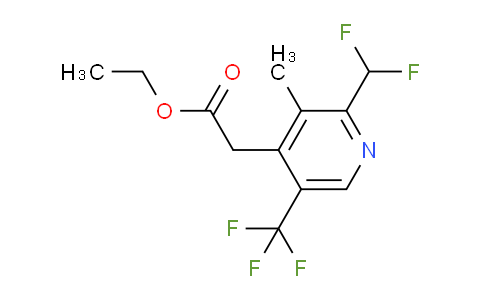 AM17579 | 1361854-08-1 | Ethyl 2-(difluoromethyl)-3-methyl-5-(trifluoromethyl)pyridine-4-acetate