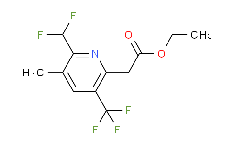 AM17580 | 1361827-58-8 | Ethyl 2-(difluoromethyl)-3-methyl-5-(trifluoromethyl)pyridine-6-acetate