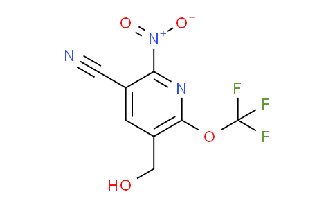 3-Cyano-2-nitro-6-(trifluoromethoxy)pyridine-5-methanol