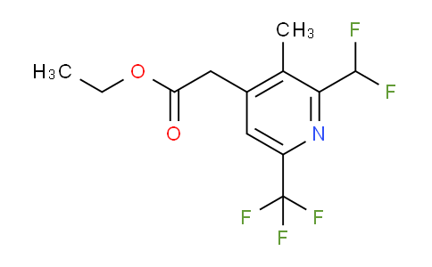 AM17581 | 1361704-72-4 | Ethyl 2-(difluoromethyl)-3-methyl-6-(trifluoromethyl)pyridine-4-acetate
