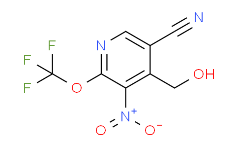 5-Cyano-3-nitro-2-(trifluoromethoxy)pyridine-4-methanol