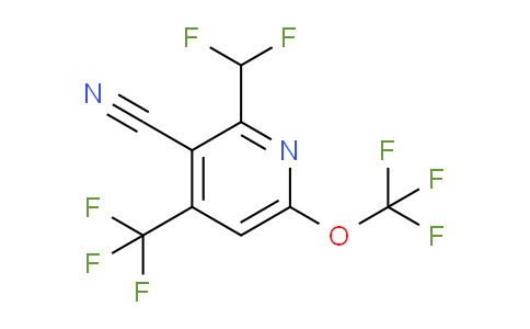 3-Cyano-2-(difluoromethyl)-6-(trifluoromethoxy)-4-(trifluoromethyl)pyridine