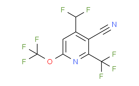 AM175820 | 1805929-08-1 | 3-Cyano-4-(difluoromethyl)-6-(trifluoromethoxy)-2-(trifluoromethyl)pyridine