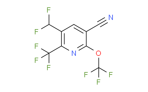 AM175822 | 1806076-88-9 | 3-Cyano-5-(difluoromethyl)-2-(trifluoromethoxy)-6-(trifluoromethyl)pyridine