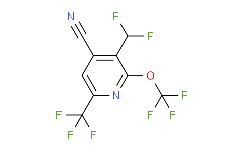AM175829 | 1804708-77-7 | 4-Cyano-3-(difluoromethyl)-2-(trifluoromethoxy)-6-(trifluoromethyl)pyridine