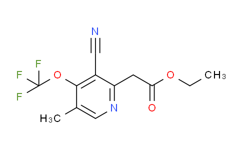 AM175839 | 1806243-43-5 | Ethyl 3-cyano-5-methyl-4-(trifluoromethoxy)pyridine-2-acetate