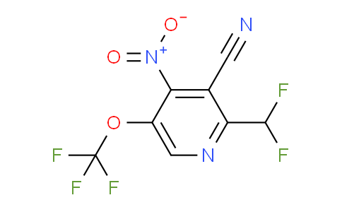 AM175849 | 1806204-90-9 | 3-Cyano-2-(difluoromethyl)-4-nitro-5-(trifluoromethoxy)pyridine