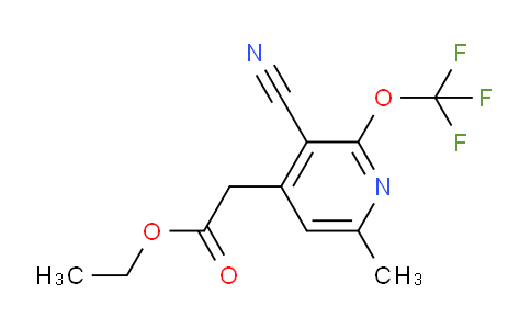 AM175850 | 1804399-82-3 | Ethyl 3-cyano-6-methyl-2-(trifluoromethoxy)pyridine-4-acetate