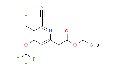 AM175854 | 1804621-72-4 | Ethyl 2-cyano-3-(fluoromethyl)-4-(trifluoromethoxy)pyridine-6-acetate