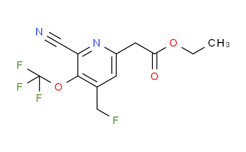 AM175858 | 1806254-75-0 | Ethyl 2-cyano-4-(fluoromethyl)-3-(trifluoromethoxy)pyridine-6-acetate
