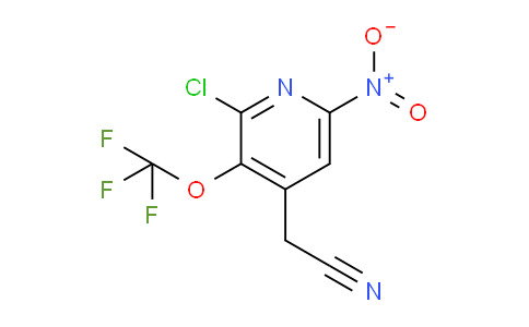 2-Chloro-6-nitro-3-(trifluoromethoxy)pyridine-4-acetonitrile