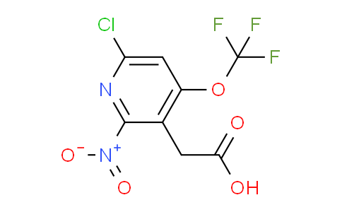 6-Chloro-2-nitro-4-(trifluoromethoxy)pyridine-3-acetic acid