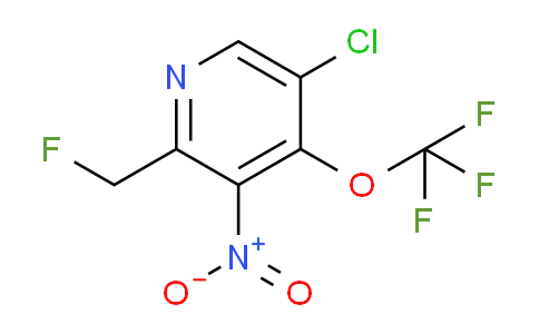 5-Chloro-2-(fluoromethyl)-3-nitro-4-(trifluoromethoxy)pyridine