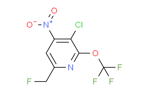 3-Chloro-6-(fluoromethyl)-4-nitro-2-(trifluoromethoxy)pyridine