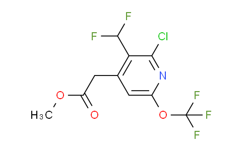 AM175868 | 1804712-17-1 | Methyl 2-chloro-3-(difluoromethyl)-6-(trifluoromethoxy)pyridine-4-acetate