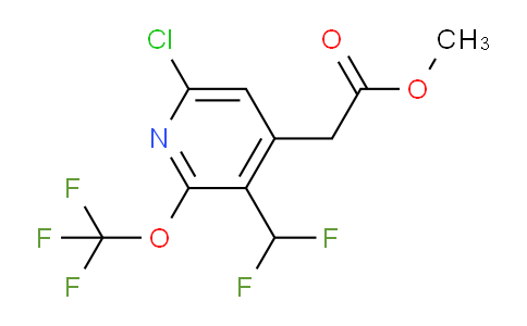 AM175875 | 1803700-94-8 | Methyl 6-chloro-3-(difluoromethyl)-2-(trifluoromethoxy)pyridine-4-acetate