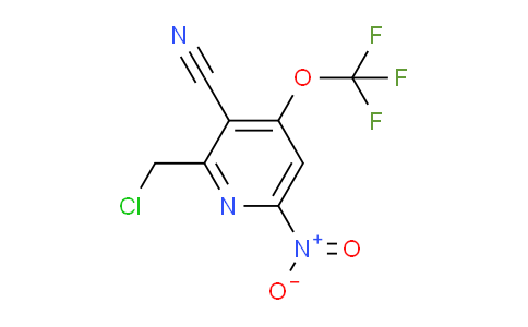 2-(Chloromethyl)-3-cyano-6-nitro-4-(trifluoromethoxy)pyridine