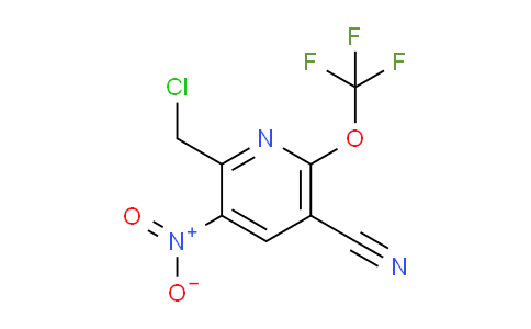 2-(Chloromethyl)-5-cyano-3-nitro-6-(trifluoromethoxy)pyridine