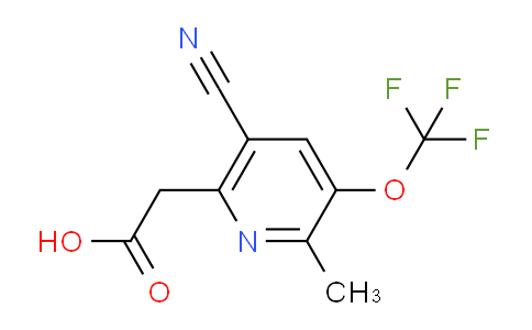 AM175901 | 1804784-25-5 | 5-Cyano-2-methyl-3-(trifluoromethoxy)pyridine-6-acetic acid