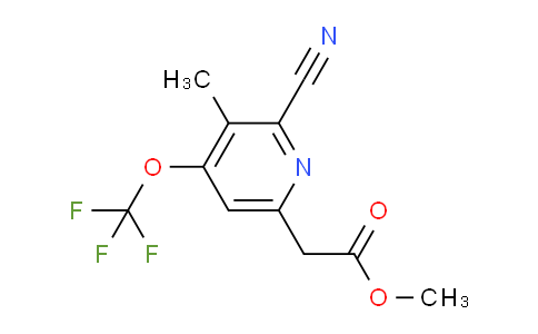 AM175905 | 1806155-57-6 | Methyl 2-cyano-3-methyl-4-(trifluoromethoxy)pyridine-6-acetate