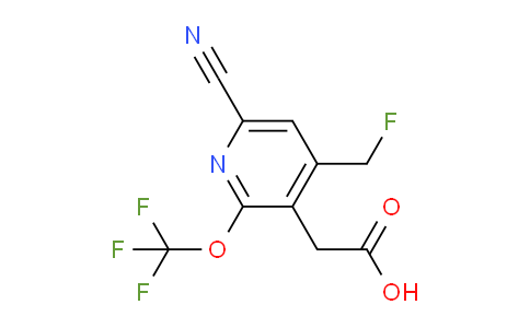 AM175907 | 1804341-79-4 | 6-Cyano-4-(fluoromethyl)-2-(trifluoromethoxy)pyridine-3-acetic acid