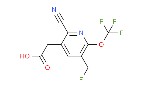 AM175910 | 1803665-17-9 | 2-Cyano-5-(fluoromethyl)-6-(trifluoromethoxy)pyridine-3-acetic acid