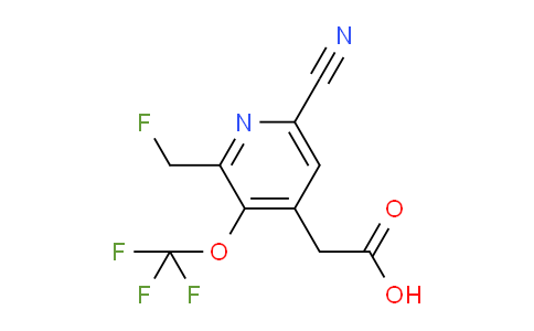 AM175912 | 1806076-43-6 | 6-Cyano-2-(fluoromethyl)-3-(trifluoromethoxy)pyridine-4-acetic acid