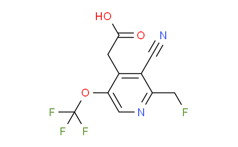 AM175913 | 1804778-79-7 | 3-Cyano-2-(fluoromethyl)-5-(trifluoromethoxy)pyridine-4-acetic acid