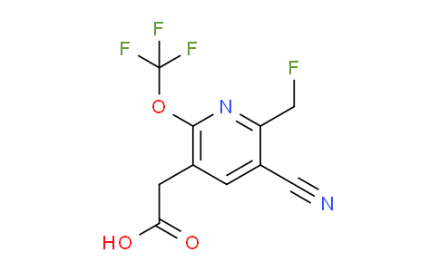 AM175915 | 1804659-48-0 | 3-Cyano-2-(fluoromethyl)-6-(trifluoromethoxy)pyridine-5-acetic acid