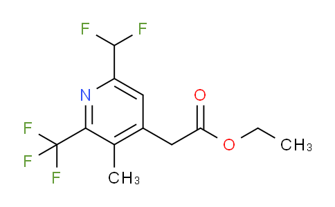 AM17593 | 1361704-79-1 | Ethyl 6-(difluoromethyl)-3-methyl-2-(trifluoromethyl)pyridine-4-acetate