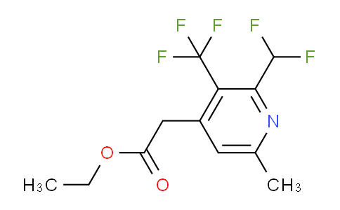 AM17595 | 1361884-22-1 | Ethyl 2-(difluoromethyl)-6-methyl-3-(trifluoromethyl)pyridine-4-acetate