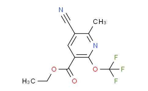 AM175960 | 1804789-91-0 | Ethyl 3-cyano-2-methyl-6-(trifluoromethoxy)pyridine-5-carboxylate